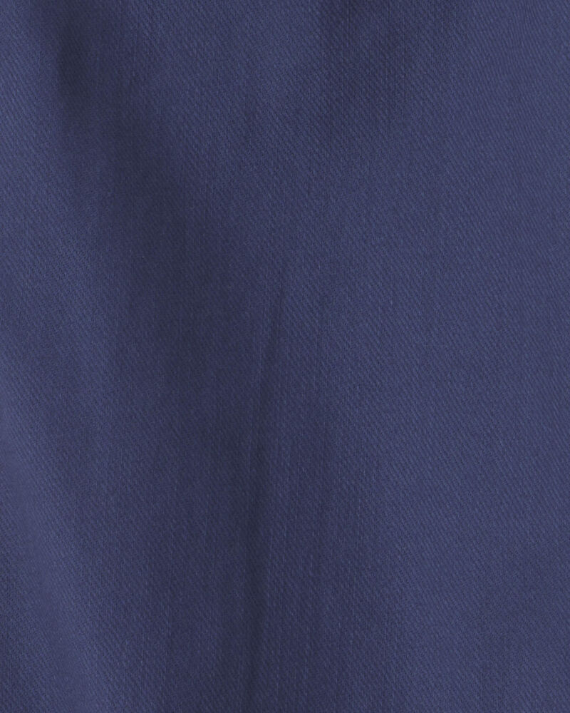 Boys Twill Joggers - Navy Blue, image 3 of 5 slides