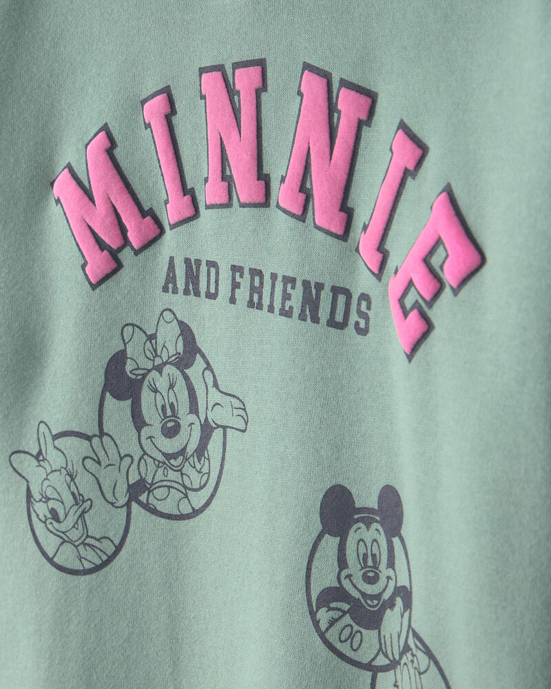 Filles - Chandail &agrave; capuchon en molleton Disney&copy; Minnie Mouse - Vert, image 2 sur 3 diapositives