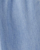 Toddler Boy Organic Cotton Chambray Pants, image 4 of 5 slides