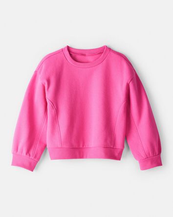 Toddler Girl DayDream Fleece Long-Sleeve Pullover Sweatshirt - Pink, 