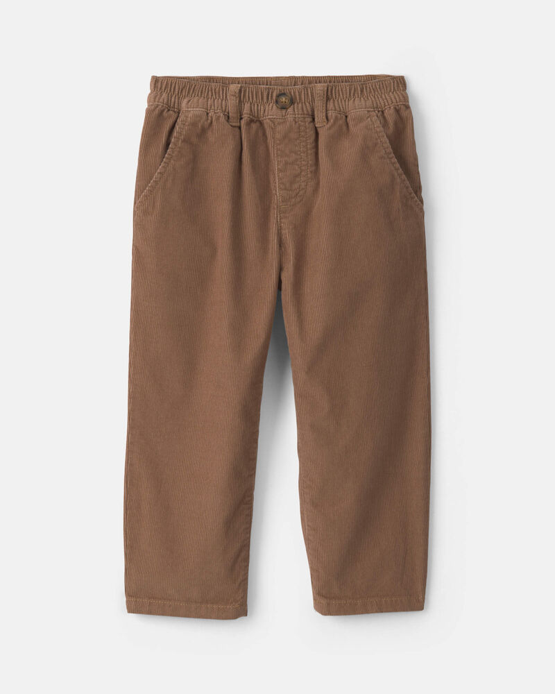 Toddler Boy Corduroy Pants - Brown, image 1 of 6 slides