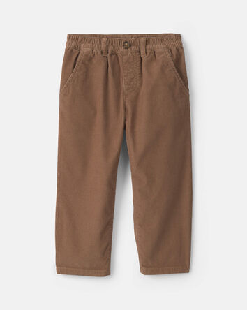 Toddler Boy Corduroy Pants - Brown, 