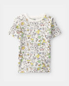 Kid Easter Scavenger Hunt 100% Cotton Snug Fit 2-Piece Pyjama Set - Ivory, image 2 of 5 slides