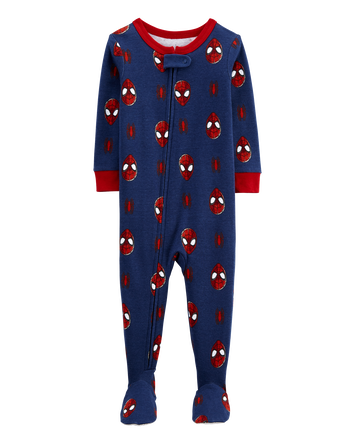 Toddler 1-Piece 100% Snug Fit Cotton Footie Pyjamas, 