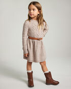 Toddler Girl Fashion Boots - Brown, image 2 of 7 slides