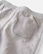 B&eacute;b&eacute; - Emballage de 2 shorts en tricot gaufr&eacute; de coton biologique, image 3 sur 4 diapositives