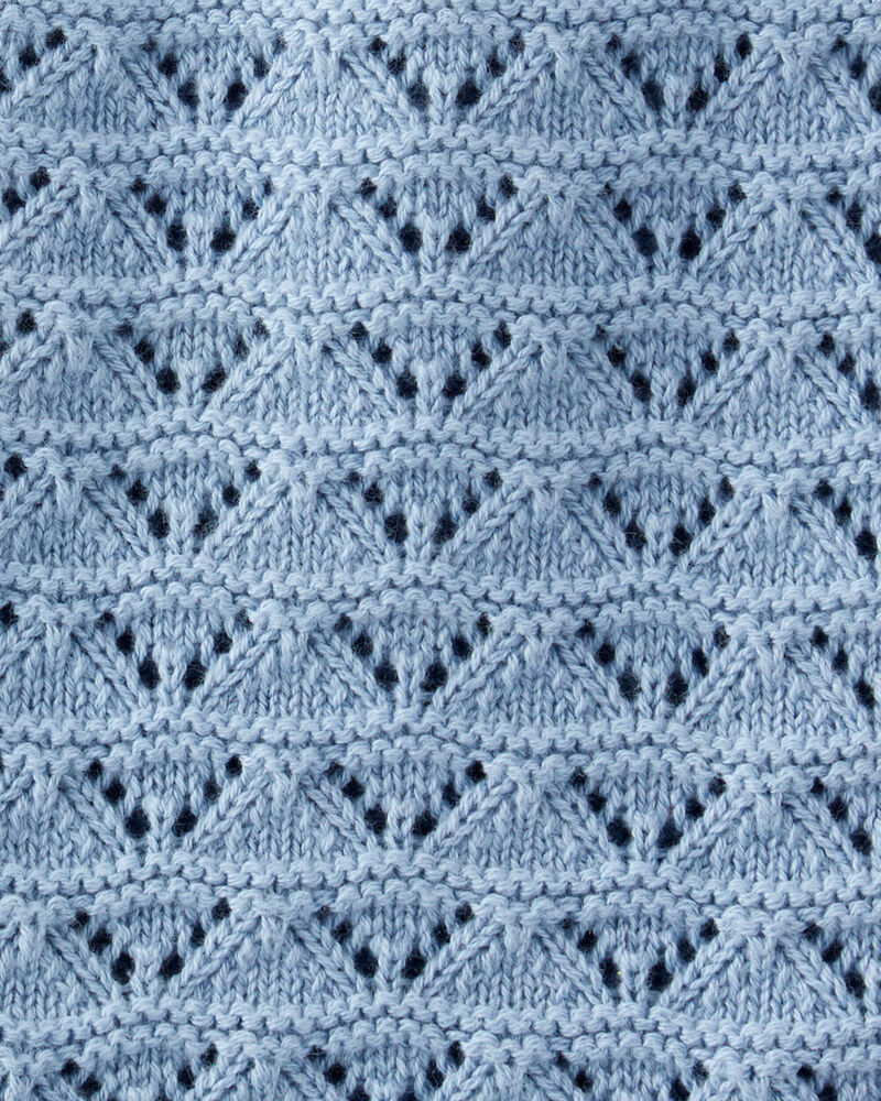 Bébé Barboteuse en coton biologique à motif pointelle, image 3 sur 5 diapositives