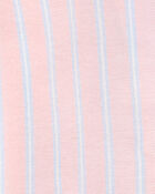 Enfant Pyjama 2 pièces décontracté à rayures - Mauve, image 2 sur 3 diapositives