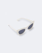 Toddler Girl Cat-Eye Sunglasses - Cream, image 2 of 3 slides