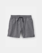 Boys Pull-On Active Shorts - Grey, image 1 of 4 slides