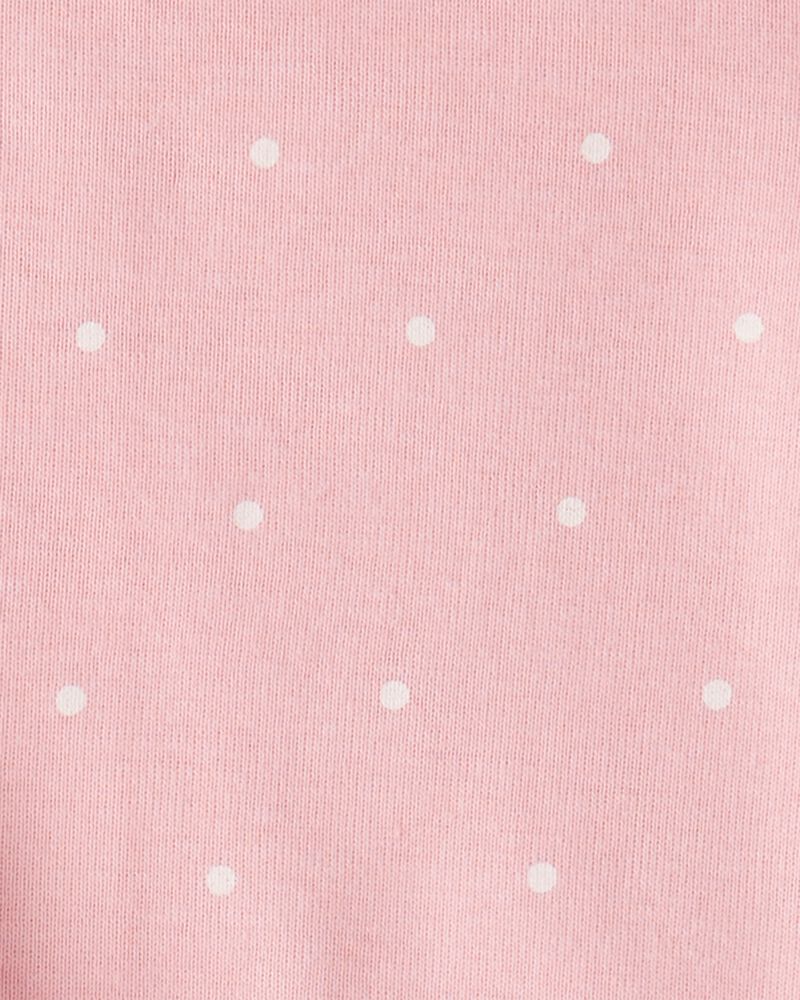 Baby Girl 3-Piece 'Petit Amour' Polka Dot Cardigan Outfit Set - Pink, image 4 of 5 slides