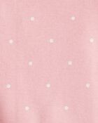 Baby Girl 3-Piece 'Petit Amour' Polka Dot Cardigan Outfit Set - Pink, image 4 of 5 slides