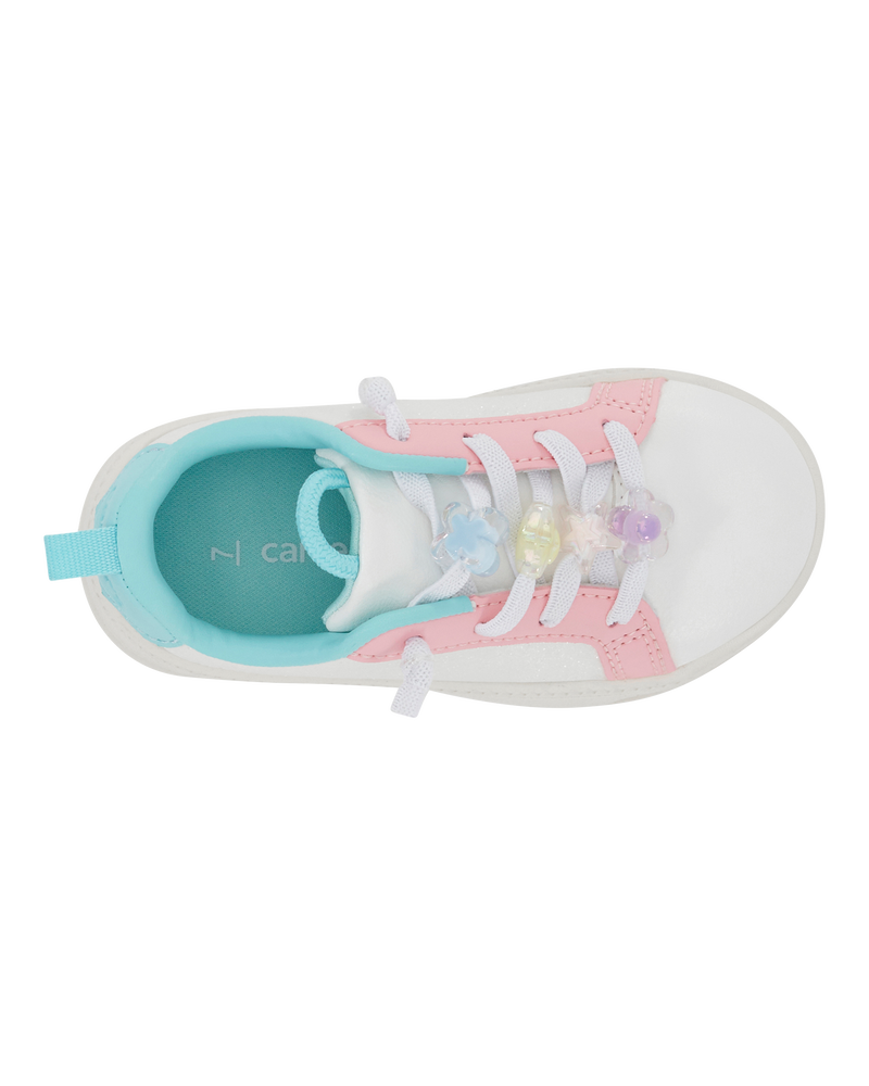 Toddler Girl Pull On Jewel Sneakers, image 4 of 7 slides