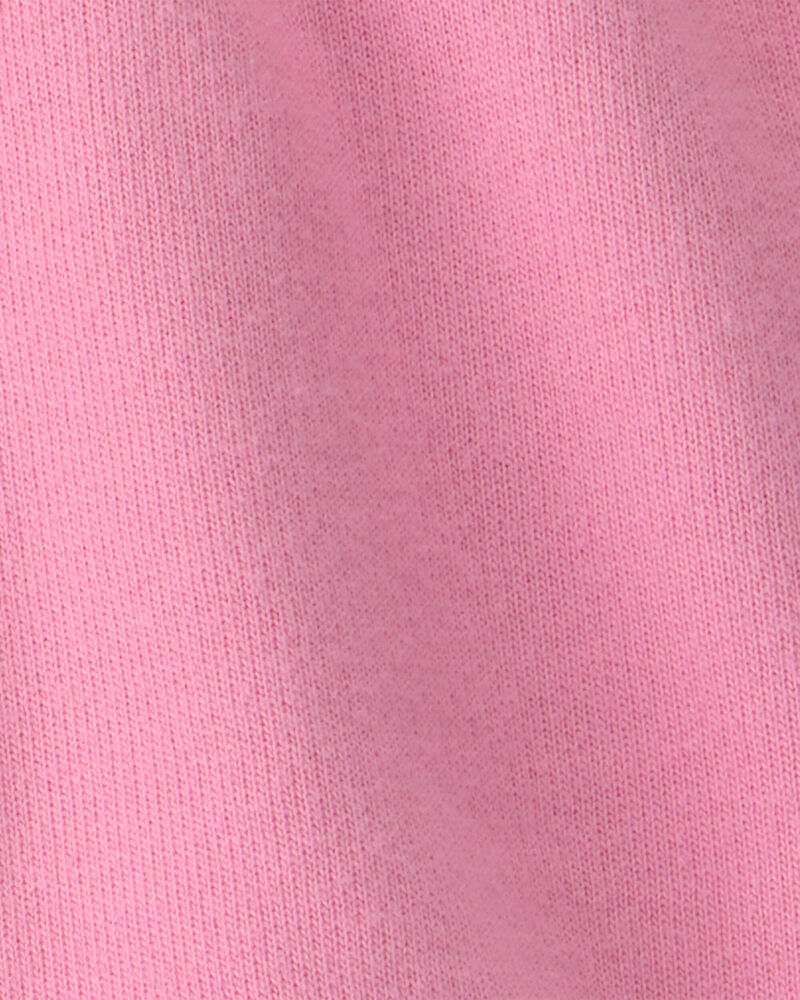 Baby Girl French Terry Shorts - Pink, image 3 of 4 slides