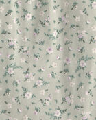 B&eacute;b&eacute; fille - Cache-couche manches courtes &agrave; motif floral - Vert, image 2 sur 2 diapositives