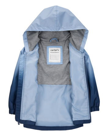 Toddler Dip Dye Rain Jacket, 