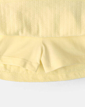Toddler Girl Seersucker Skort - Yellow, 