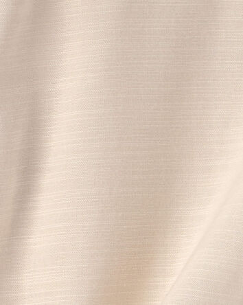 Girls Cropped Tie-Front Top - Cream, 