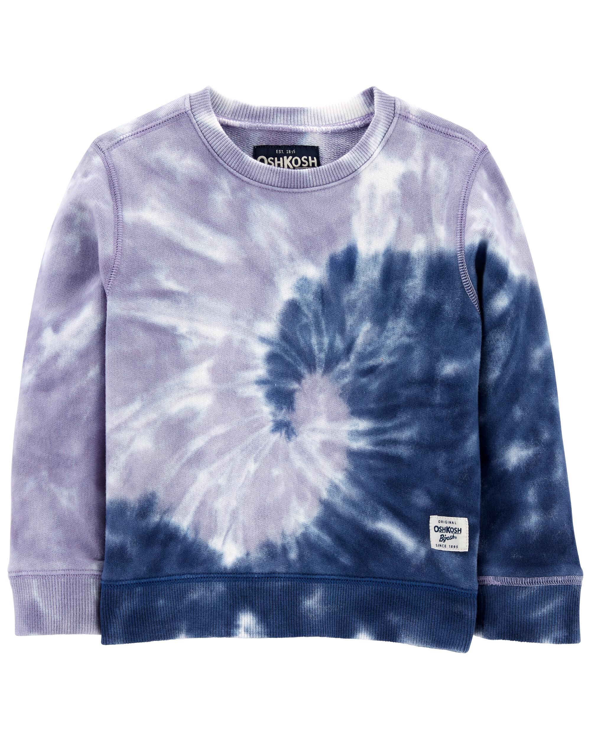 Blue Tie Dye Pullover Carter s Oshkosh Canada