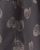 Girls Heart Twill Skirt - Black, image 3 of 4 slides