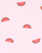 Kid Watermelon Tank Romper, image 3 of 4 slides