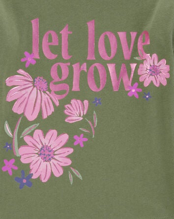 Toddler Let Love Grow Flutter Graphic T-Shirt, 