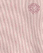 Baby Girl OshKosh Logo Ribbed Tee - Pink, image 2 of 3 slides
