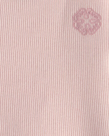 Baby Girl OshKosh Logo Ribbed Tee - Pink, 