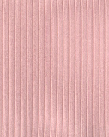 Toddler Girl Long-Sleeve Rib Peplum Top - Pink, 