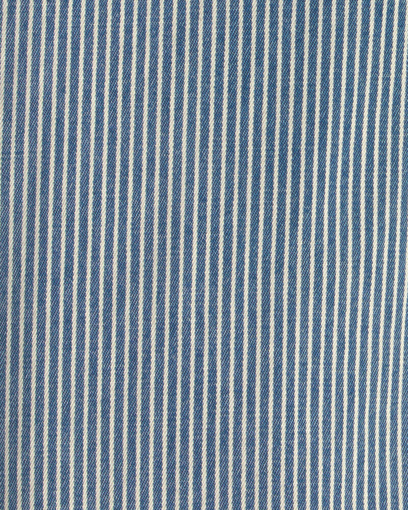 Hickory Stripe Denim Relaxed Jeans &ndash; Light Wash, image 3 of 4 slides