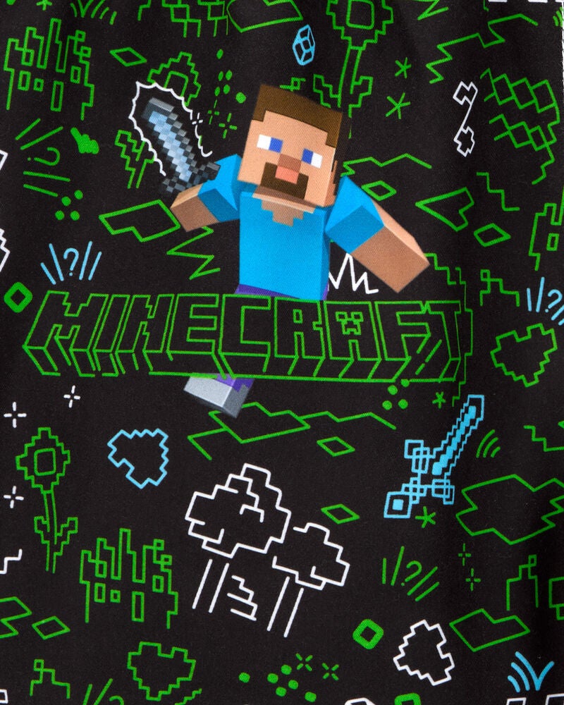 Kid 2-Piece Minecraft™ Rashguard & Swim Trunk Set, image 6 of 6 slides