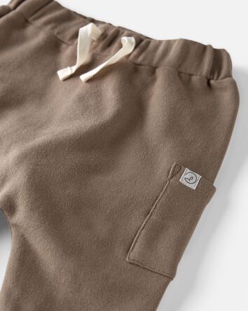 B&eacute;b&eacute; - Emballage de 2 pantalons en coton c&ocirc;tel&eacute; certifi&eacute; biologique, 