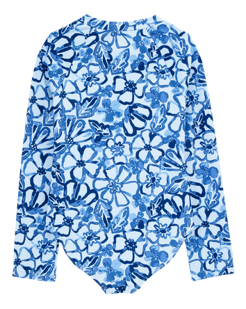 Kid 1-Piece Floral Rashguard, 