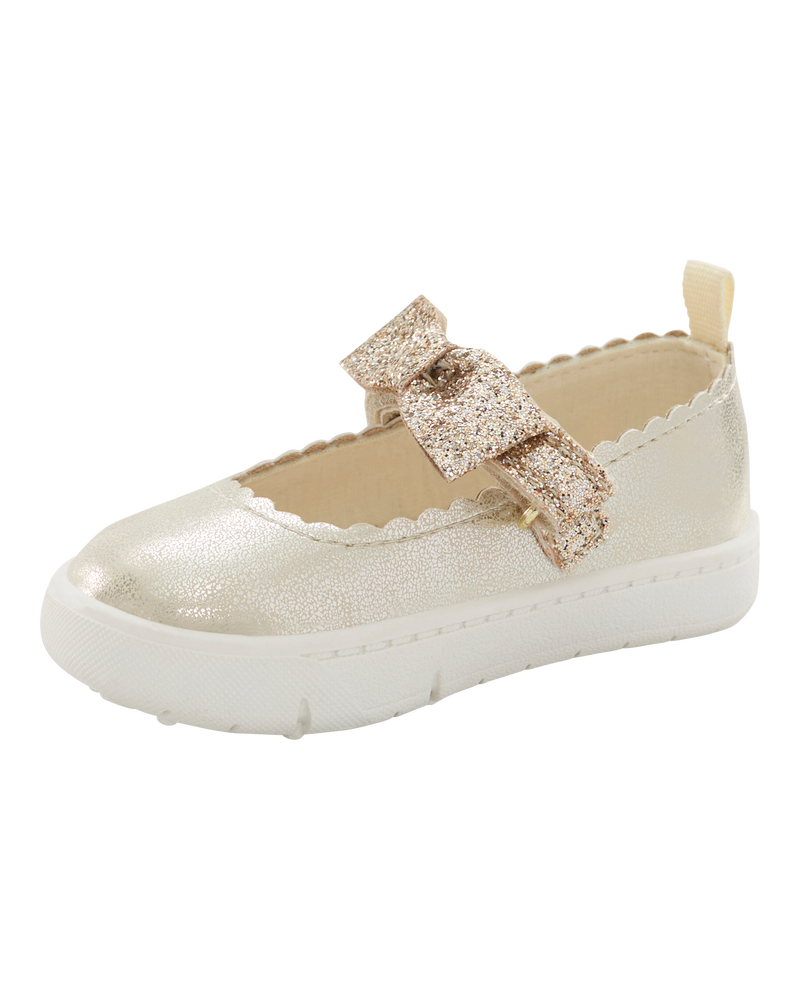  Every Step® First Walker Mary Jane Shoes - Gold, image 6 of 7 slides