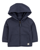 Baby 3-Piece French Terry Mix-and-Match Outfit Set - Navy, image 2 of 9 slides