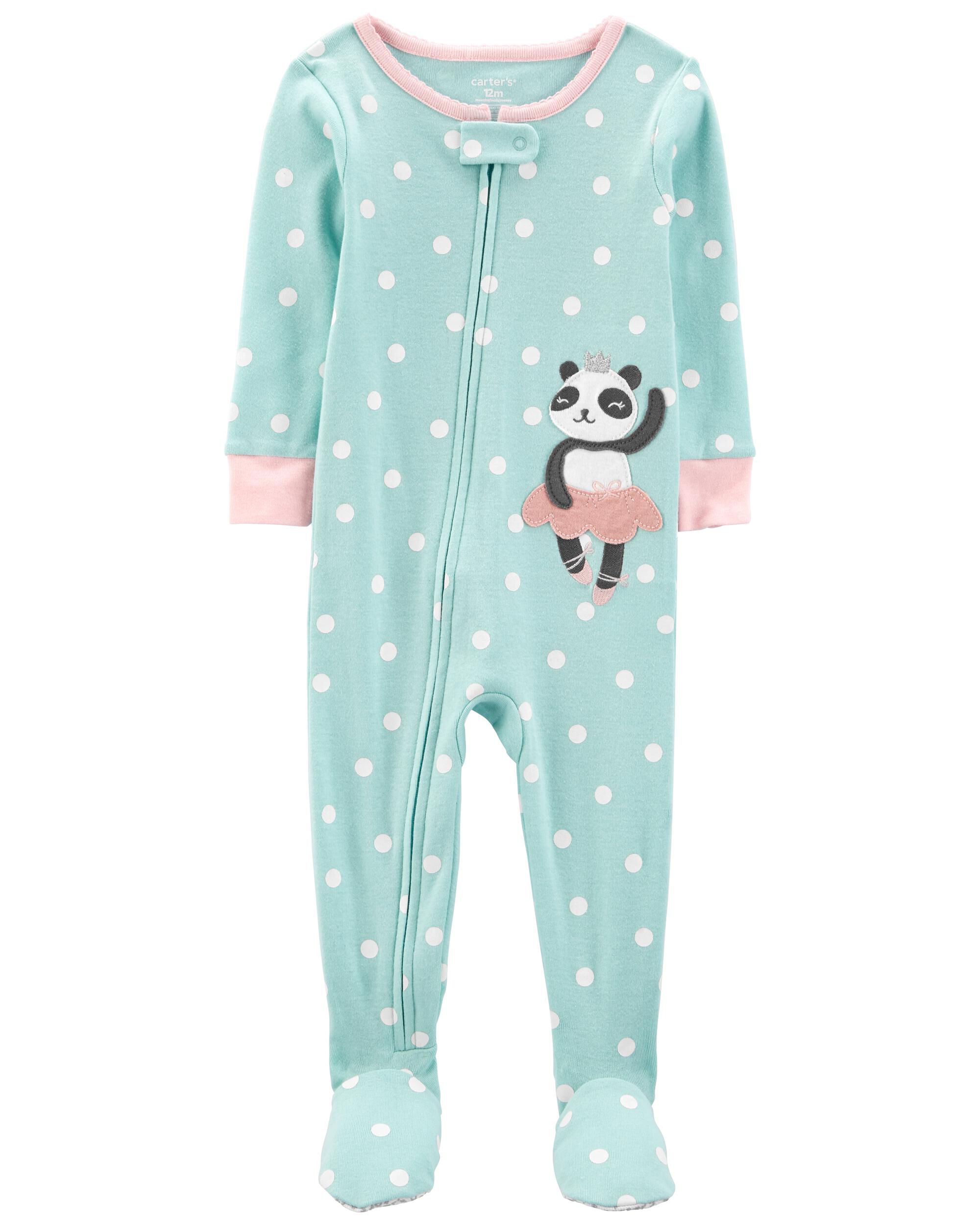 Panda footie sale pajamas