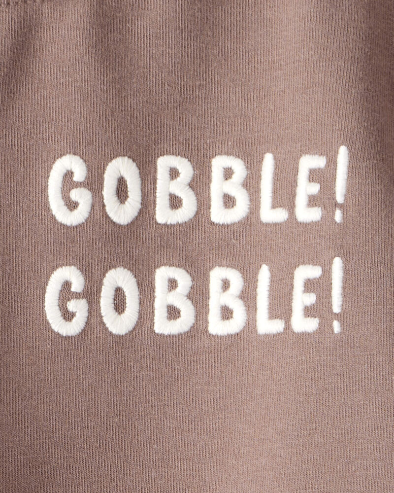 Baby Organic Cotton Gobble Gobble French Terry Bubble , image 3 of 4 slides