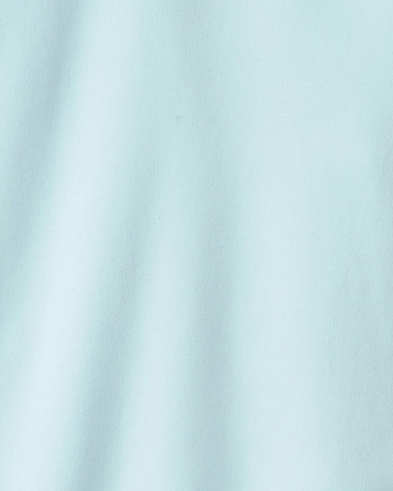 Girls Solid Active Zip-Up Jacket - Blue, image 2 of 3 slides