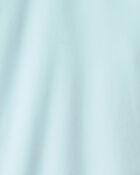 Girls Solid Active Zip-Up Jacket - Blue, image 2 of 3 slides