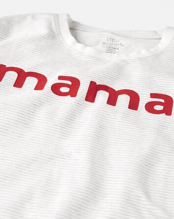 T-shirt en coton biologique Mama pour adultes, 