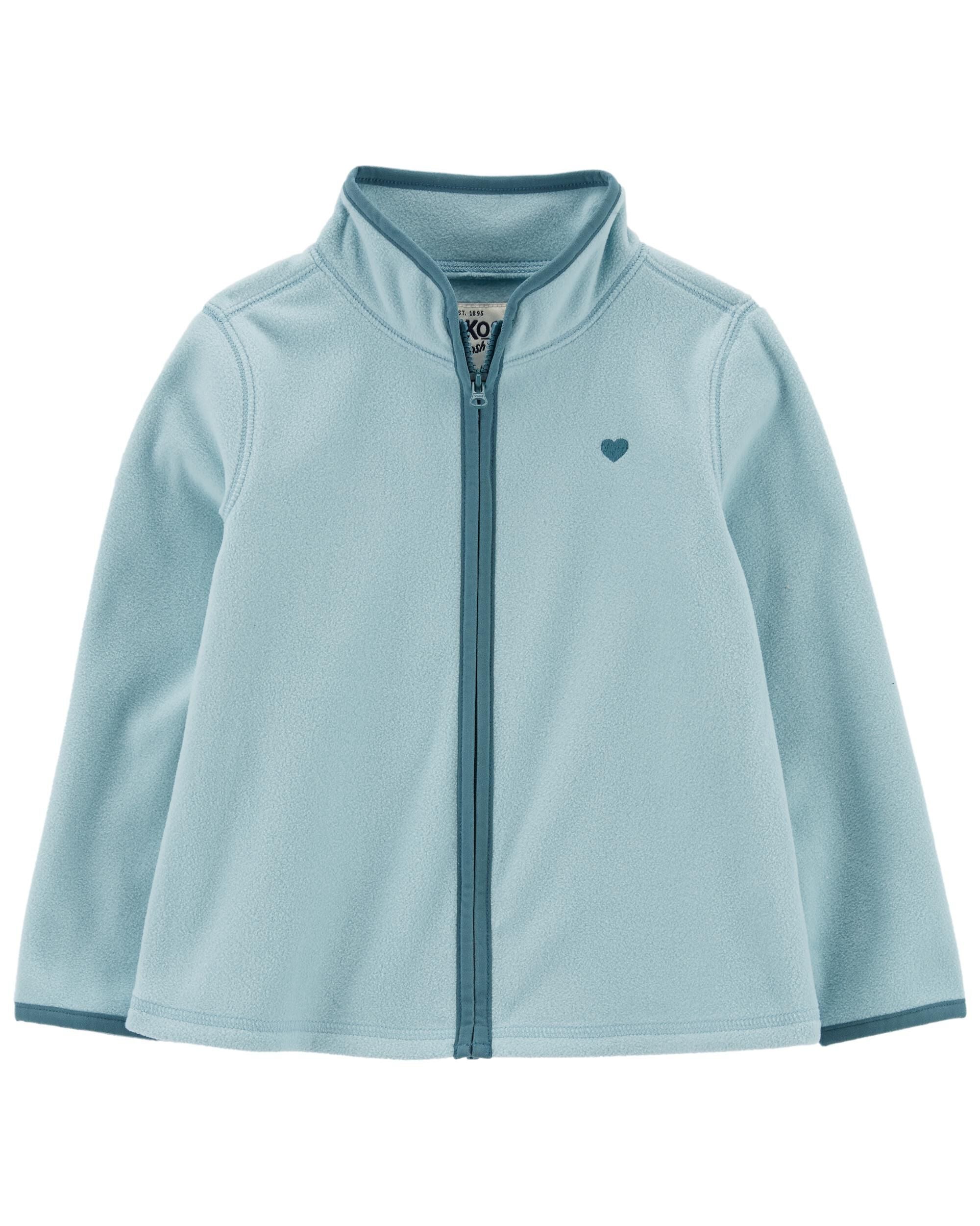 Embroidered Microfleece Full Zip Cozie