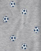 Baby 5-Pack Sports Multipack Bodysuits - Green/White, image 4 of 7 slides