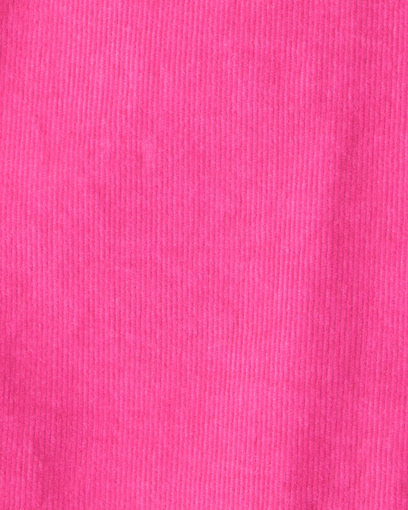 Girls Corduroy Wide-Leg Pants - Pink, image 3 of 4 slides