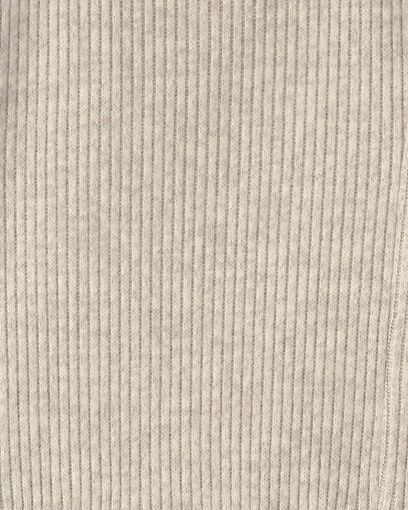 Filles - Robe manches longues en tissu c&ocirc;tel&eacute; &ndash; Cr&egrave;me, image 3 sur 3 diapositives