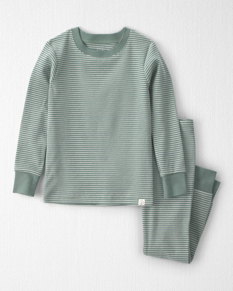 Tout-petit - Pyjama 2 pi&egrave;ces en coton biologique c&ocirc;tel&eacute;, image 1 sur 3 diapositives