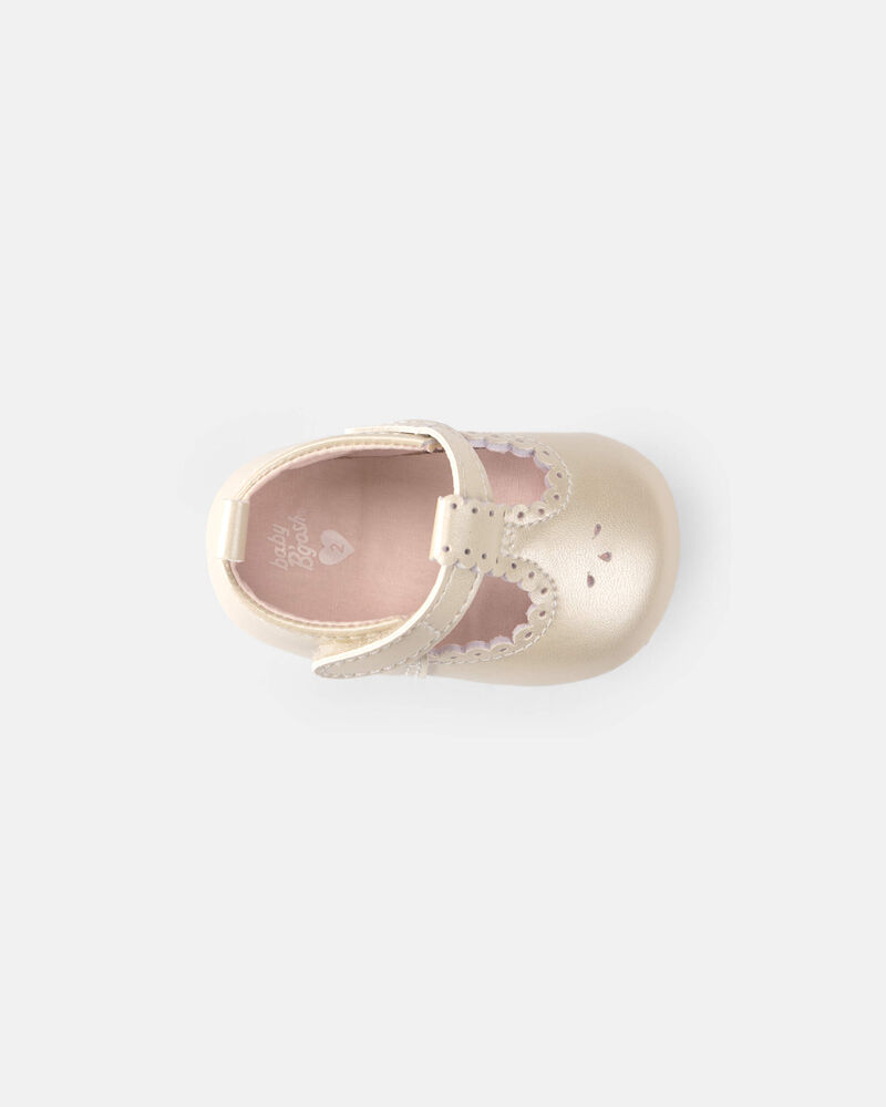 B&eacute;b&eacute; fille - Chaussures Charles IX &agrave; talon plat &agrave; motif ajour&eacute; - Blanc, image 6 sur 8 diapositives