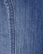 Kid Iconic Denim Button-Down Vest - Blue, image 2 of 3 slides