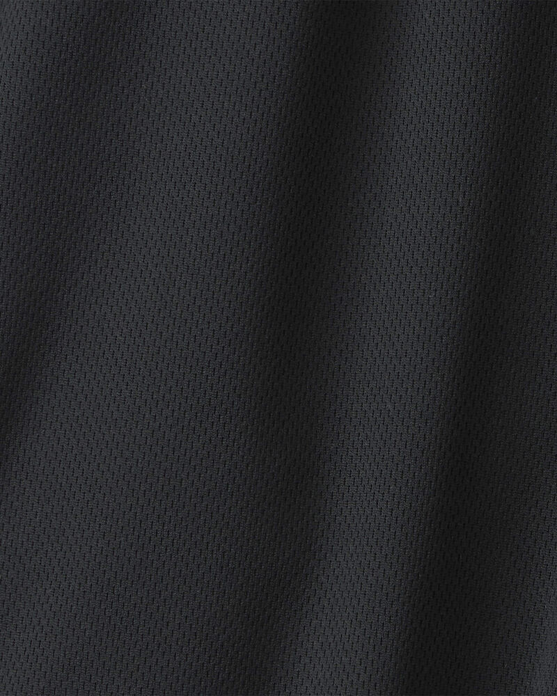 Boys Mesh Active Shorts - Black, image 4 of 5 slides