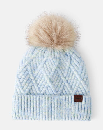 Toddler Girl KOMBI Diamond Pompom Hat , 