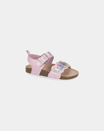 Toddler Girl Star Sandals - Pink, 